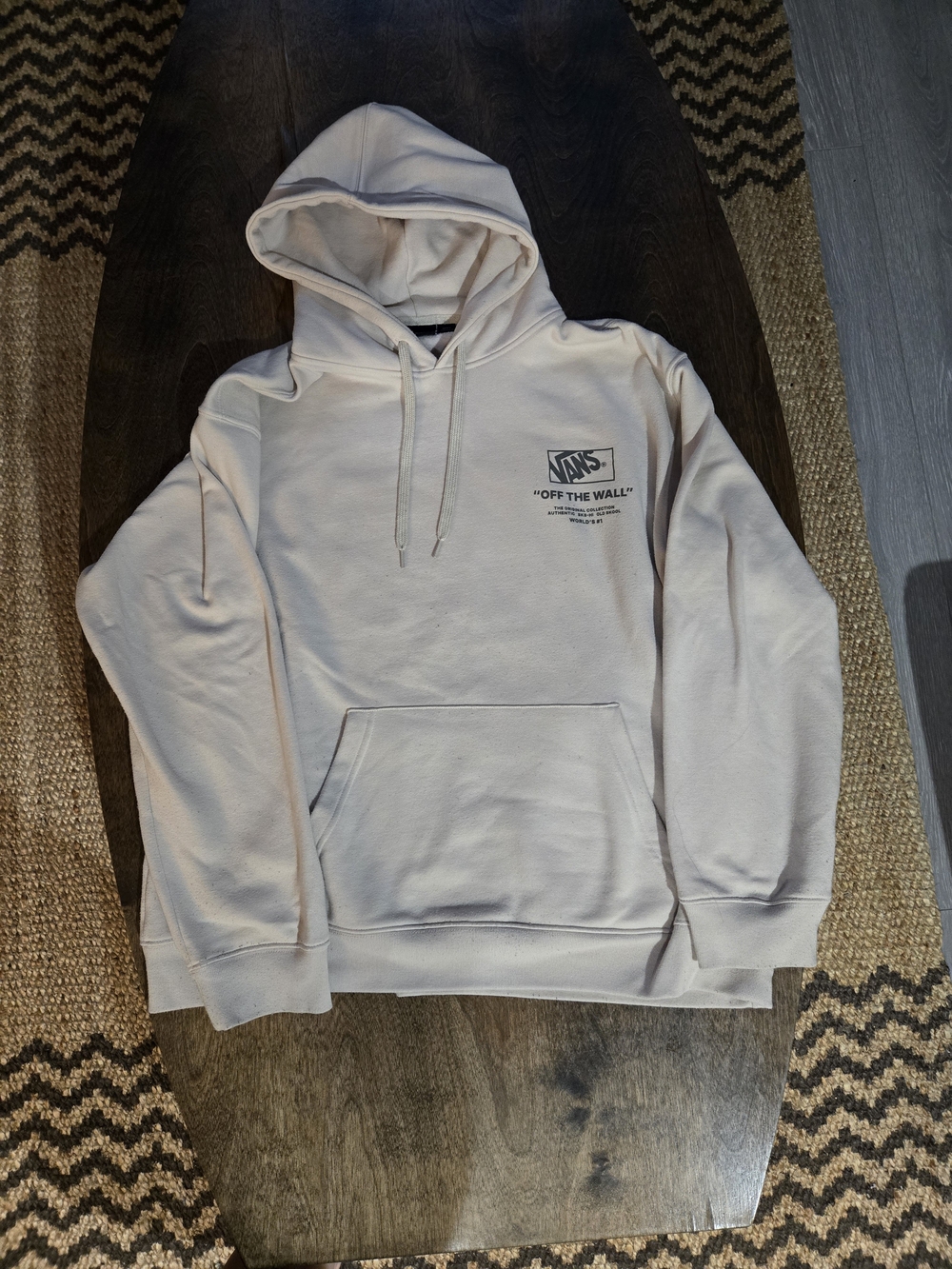 Vans Men's Off The Wall Hoodie Cream L